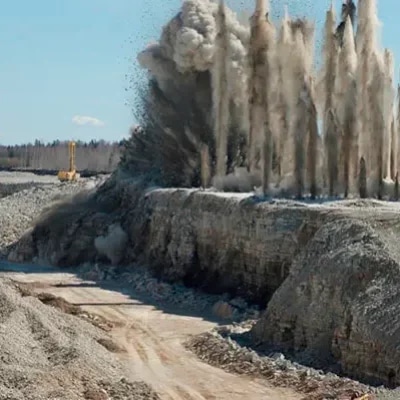 Uso de explosivos homologados en proyecto de infraestructura civil